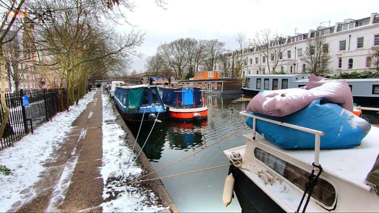 LONDON Little Venice Covered in SNOW | London walk