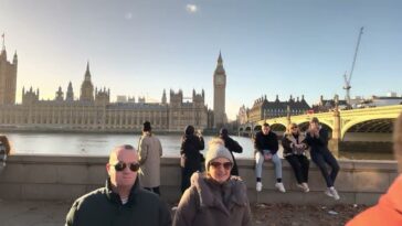Walking London’s Most Popular Touristic Attractions: BIG BEN & London Eye • London Walk Tour 4K HDR
