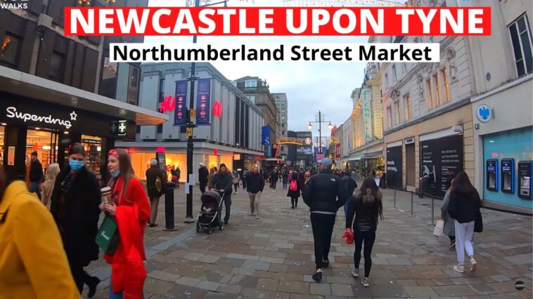 NEWCASTLE, Northumberland Street Market | Walking in Newcastle upon TYNE