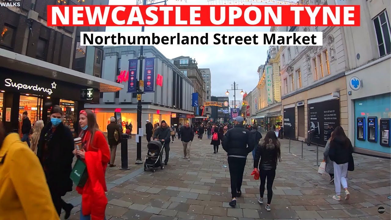 NEWCASTLE, Northumberland Street Market | Walking in Newcastle upon TYNE