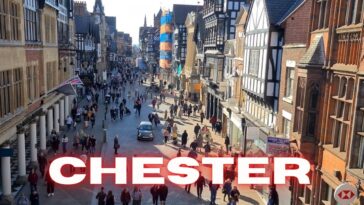 Walking in Chester City Centre ▪︎ Chester England 4k60