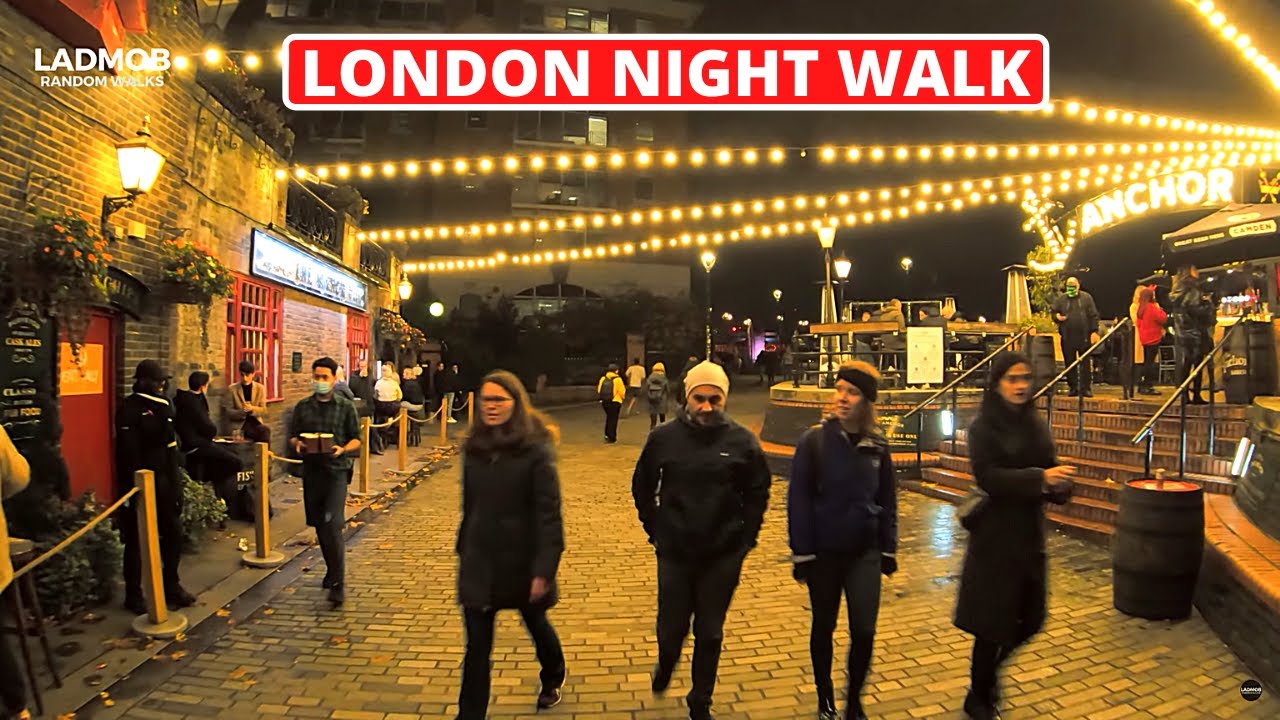 London walk Borough market to Embankment | Night Thames walking