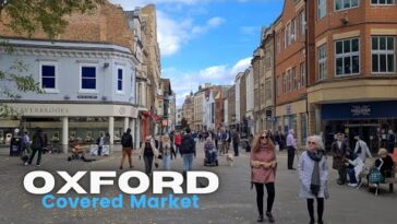 Oxford Covered Market ▪︎ Oxford Walking Tour 4K